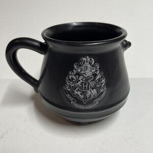 Harry Potter Hogwarts‎ Crest Coffee Mug Cauldron Black
